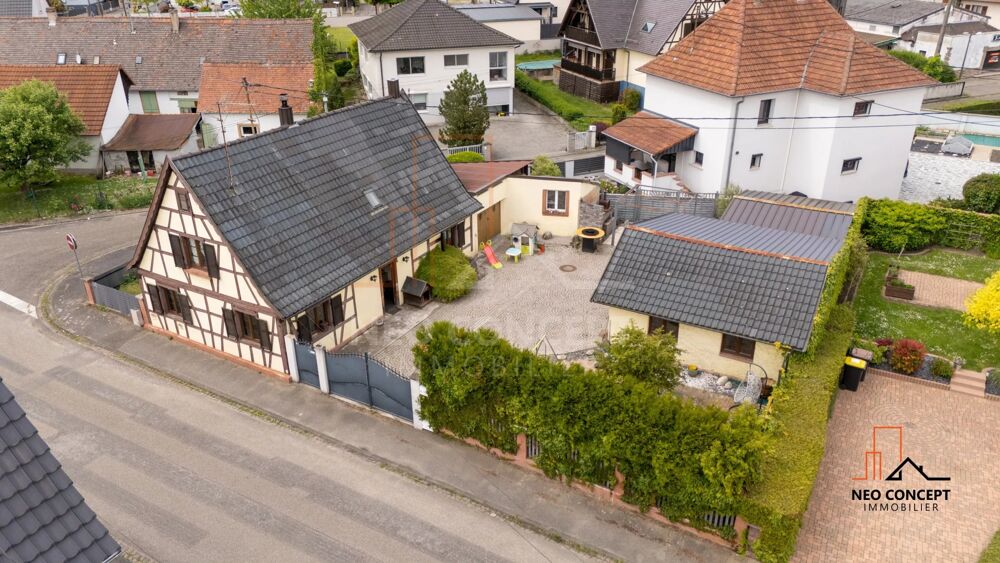 * DRUSENHEIM - Très charmante maison alsacienne en vente avec un