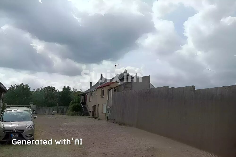 Maison avec une partie de terrain constructible