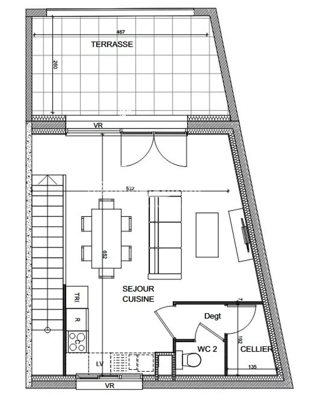 Appartement duplex neuf 82 m² avec terrasse