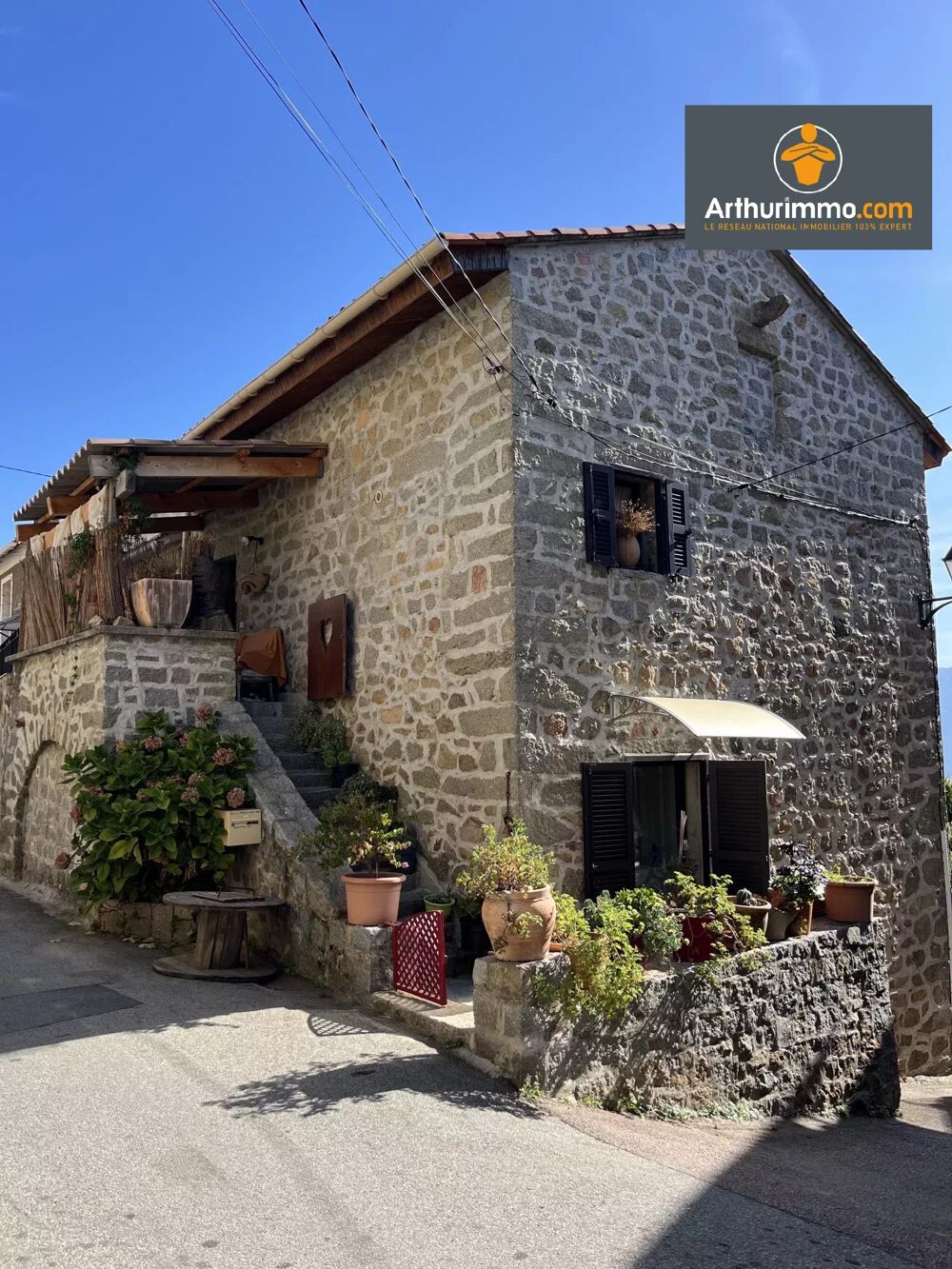 Vente Appartement Vente Maison de village en pierres de taille, vue dégagée. Valle-di-mezzana