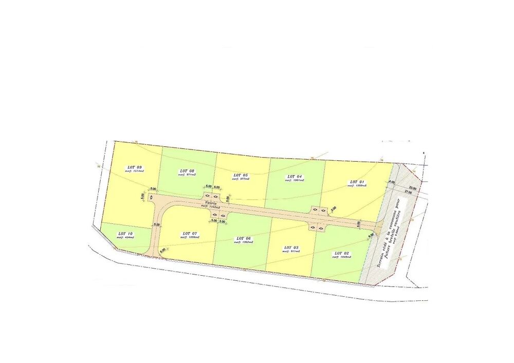 Vente Terrain MIRAMBEAU : TERRAIN CONSTRUCTIBLE À VOCATION COMMERCIALE – PERMI Mirambeau