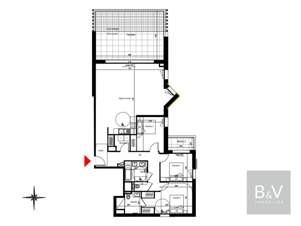  vendre  Appartement vian-les-Bains (74500)