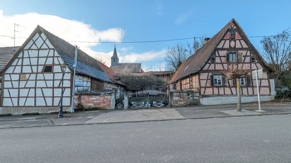 Vente Maison -- Terrain de 12,02 ares avec maison  rnover et grange -- Wintzenbach