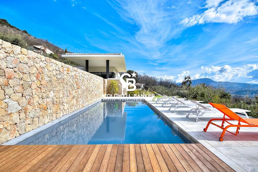 Saint-Jeannet - Villa d'Exception de 300 m² avec Vue Mer Panoram