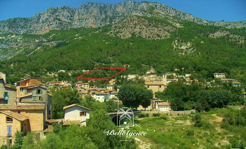 Vente Terrain Roquesteron - Terrain 1591m² – Projet de 2 lots coeur village 'B Roquestéron