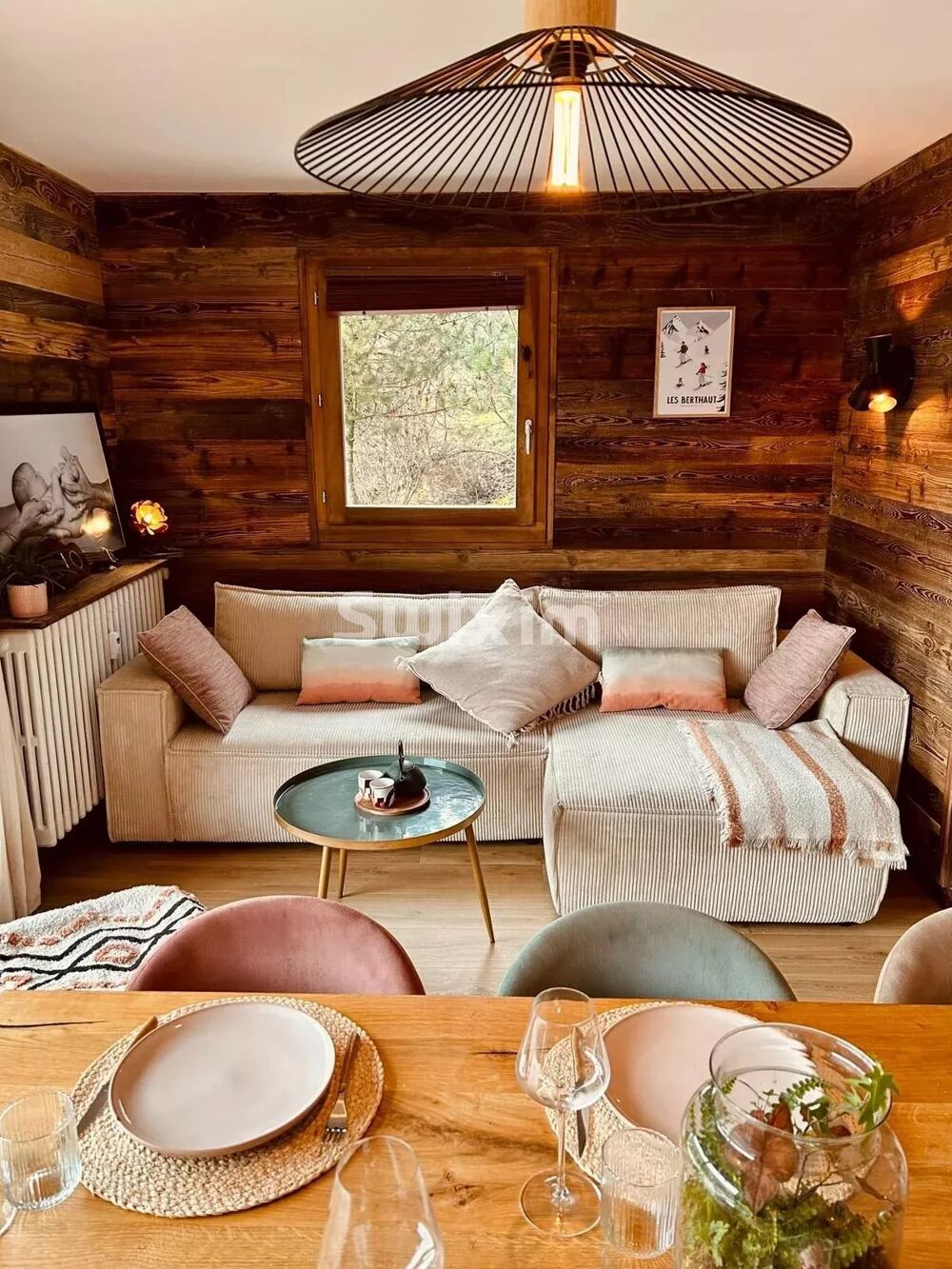 Appartement en rez-de-jardin à vendre à Combloux.
