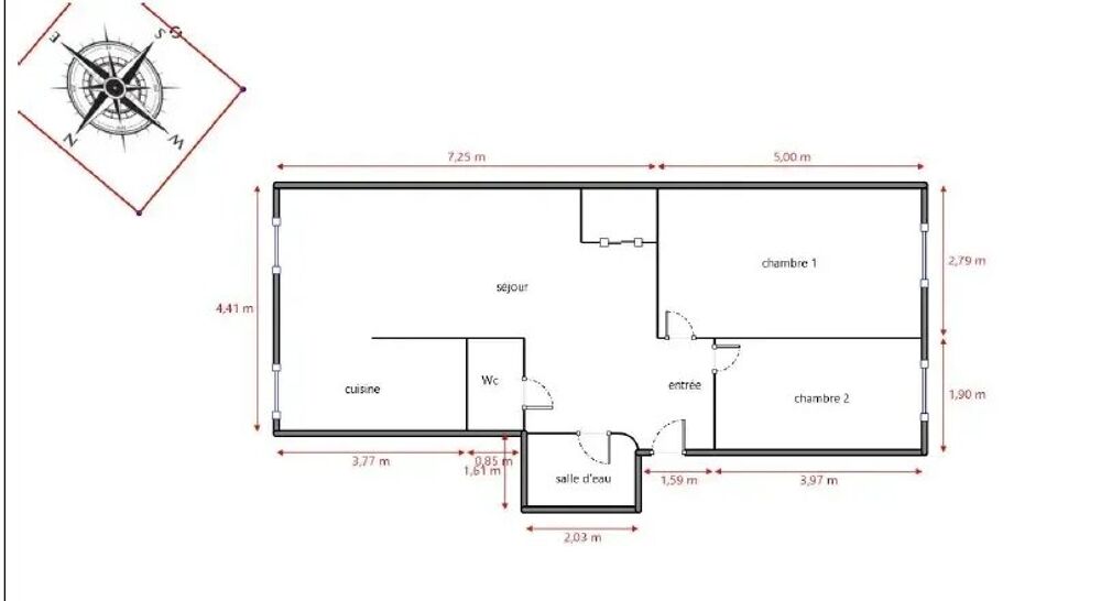 Vente Appartement T3 centre ville Aubagne
