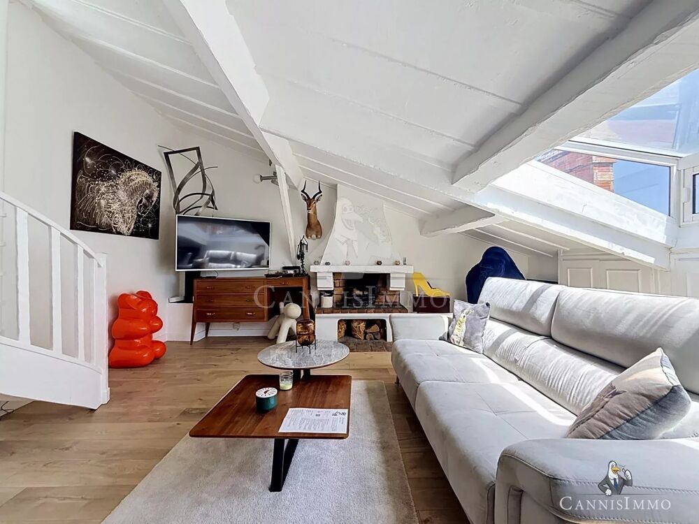 Vente Appartement Cannes Banane 3P Dernier Etage Vue Mer et Suquet Cannes