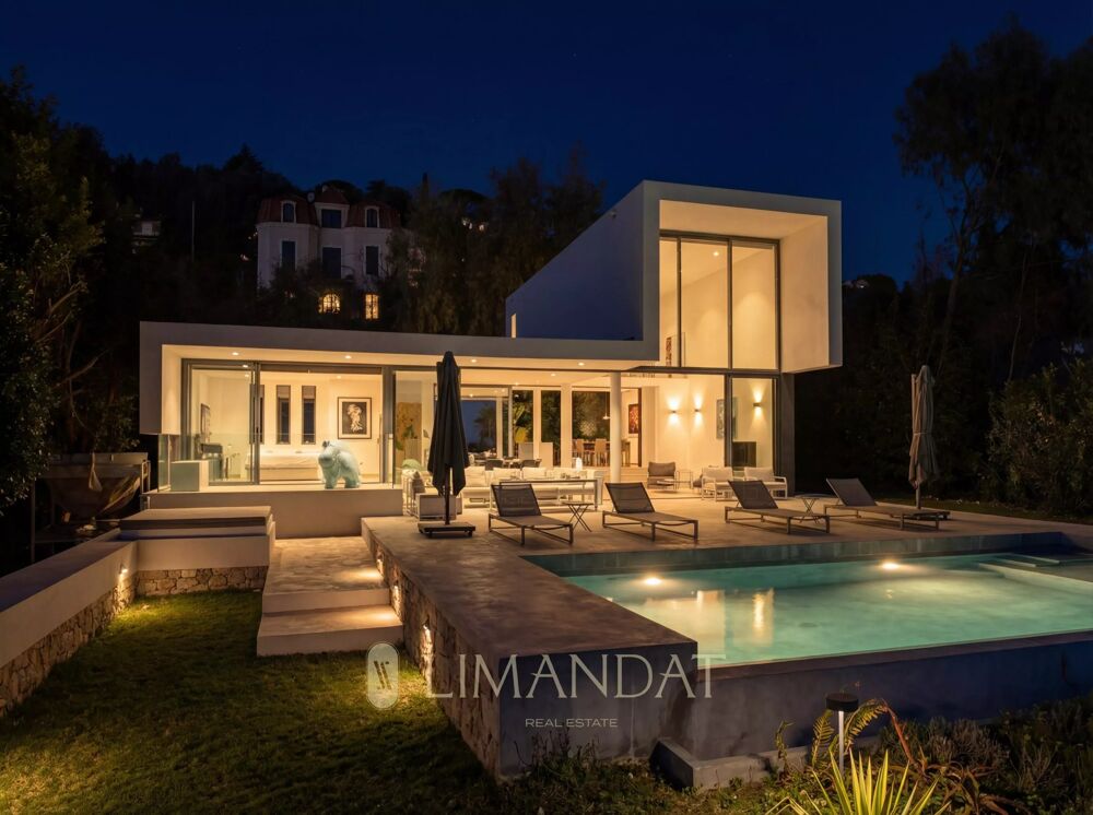 Location Maison Golf Juan - Villa 4 chambres - Vue Mer Panoramique Cannes