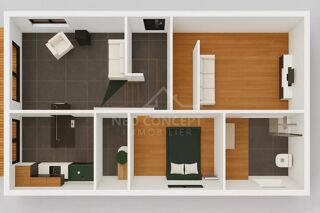  Maison � vendre 3 pi�ces 73 m�