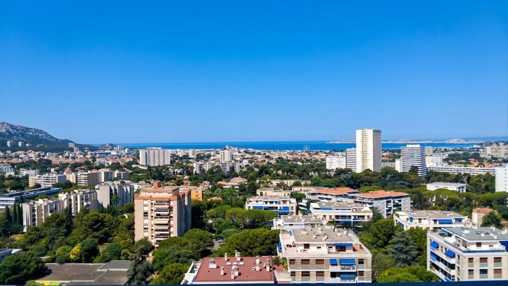 Vente Appartement T3/T4 TRAVERSANT DE 87 M²  ALLÉE DES PINS– VUE PANORAMIQUE MER E Marseille 9