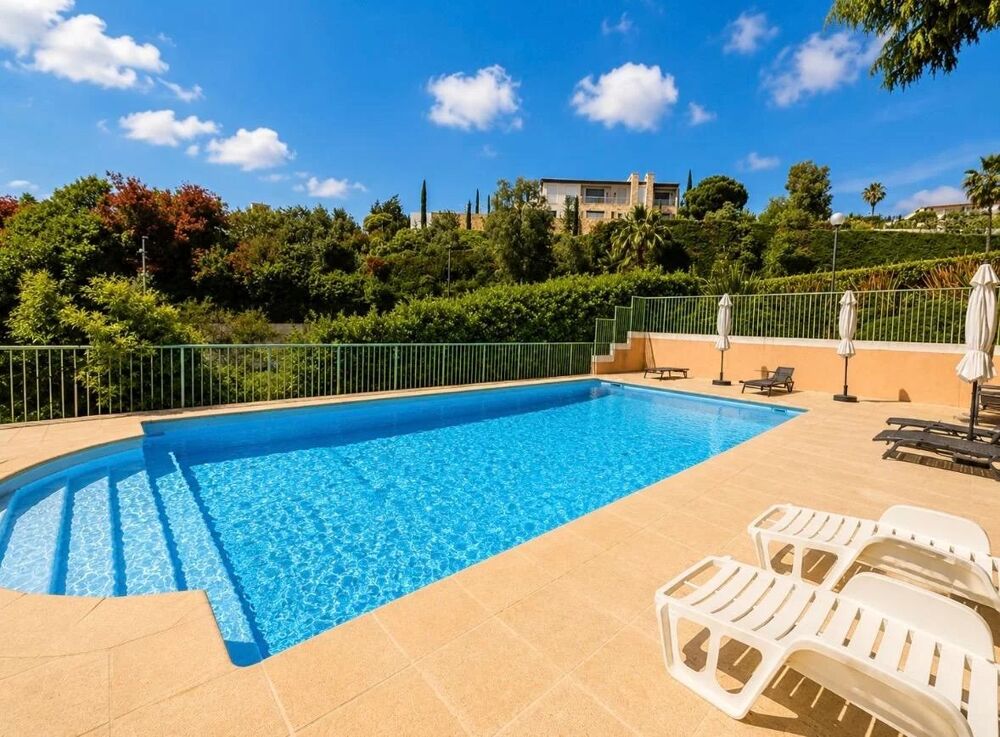 Cannes vente appartement 2 pièces résidence au calme absolu