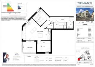  Appartement à vendre 3 pièces 73 m²