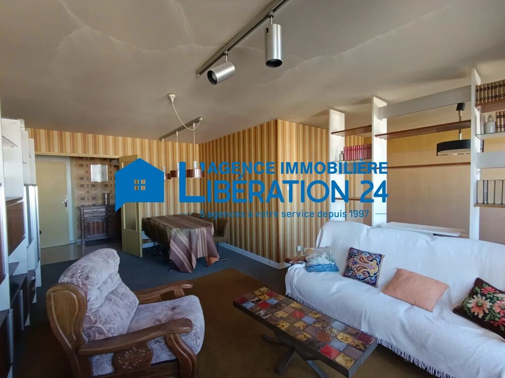 Vente Appartement T5 de 107m² à Rénover avec balcon et Garage Saint-Étienne
