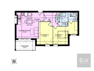  Appartement à vendre 3 pièces 65 m²