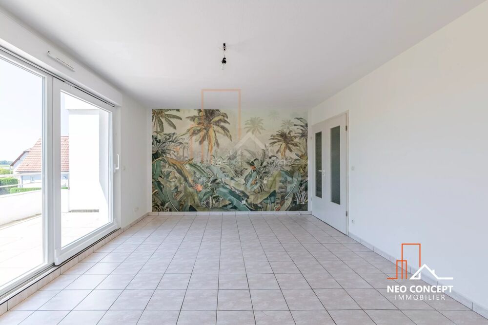 Vente Appartement Beau 4 pièces de 81 m2 loi carrez avec terrasse, garage, cave et Hœrdt