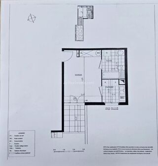  Appartement  vendre 1 pice 27 m