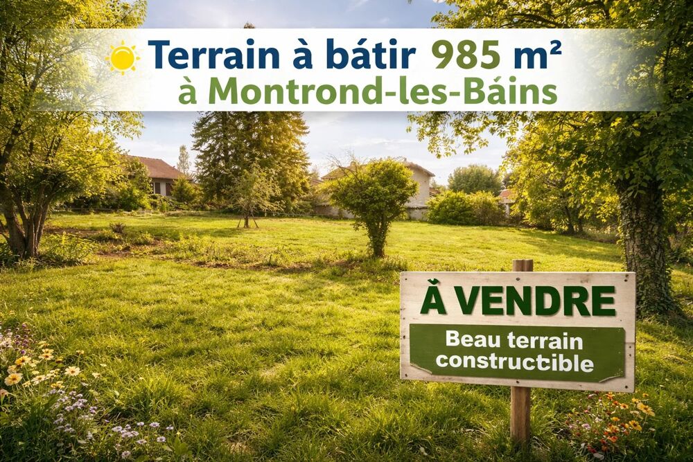 Vente Maison Maison neuve 90 m² + terrain à Montrond-les-Bains – 3 chambres – Montrond-les-bains