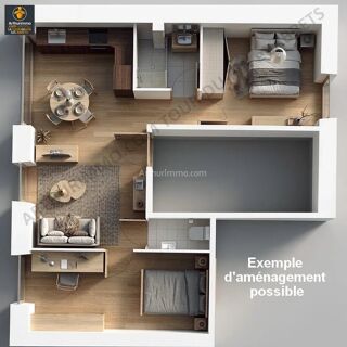 Vente Appartement Plateau à aménager Saint-andré-le-gaz