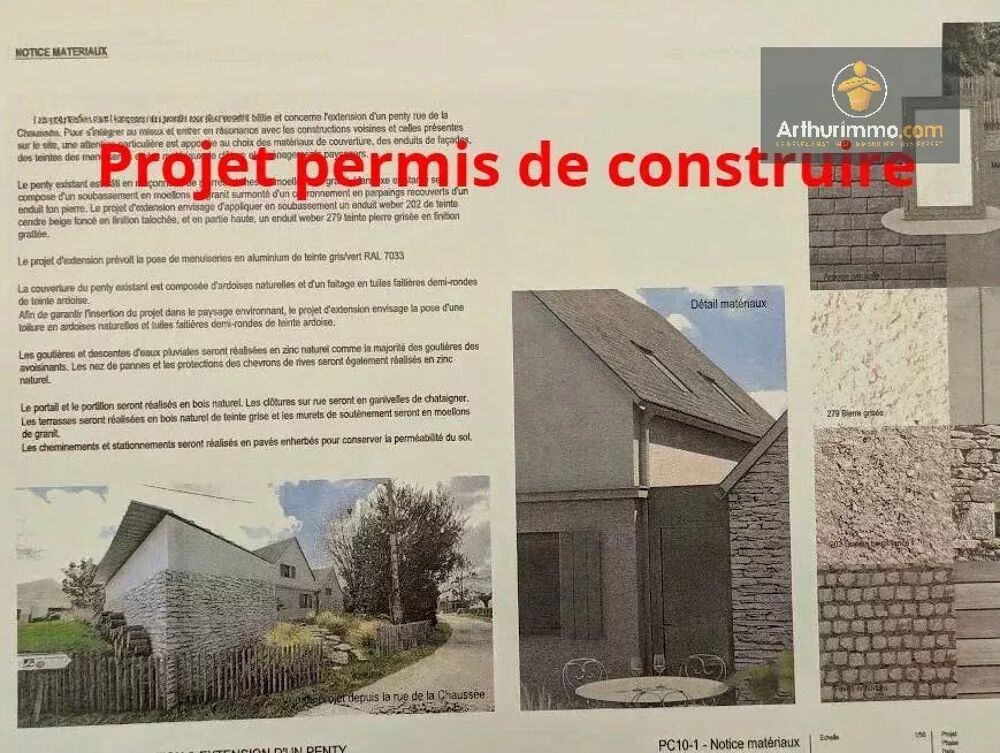 Vente Maison EXCLUSIVITÉ MAISON A RÉNOVER AVEC GARAGE ET FOUR A PAIN, TERRAIN Guégon