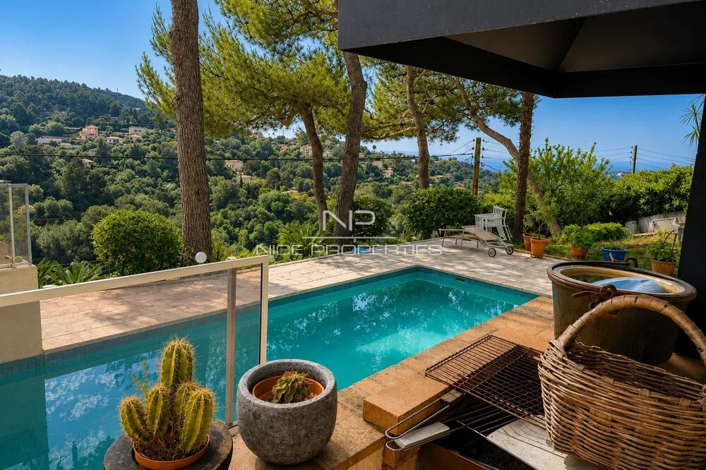 Vente Maison Nice, Saint Pancrace, superbe villa 6 pièces, Vue mer Nice