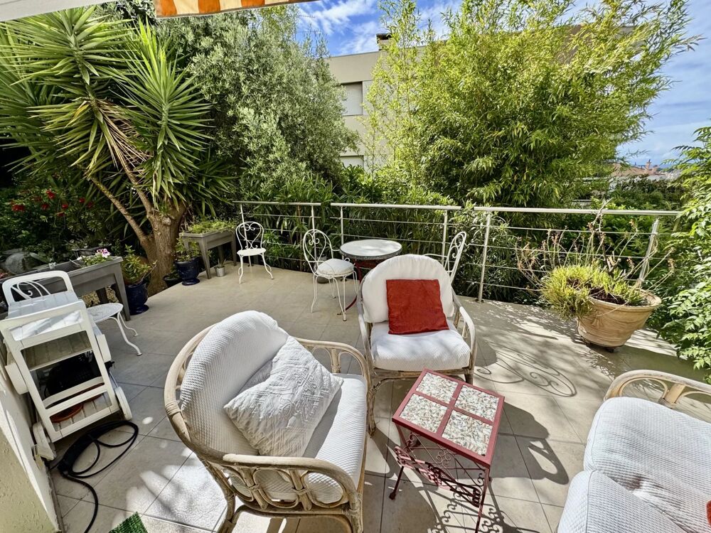 Vente Appartement Le Cannet vente 2 pièces avec terrasses et jardin Le cannet
