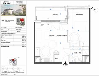  Appartement � vendre 2 pi�ces 41 m�