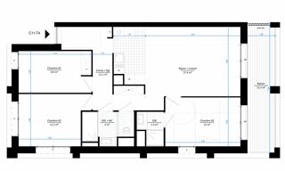  Appartement � vendre 4 pi�ces 80 m�