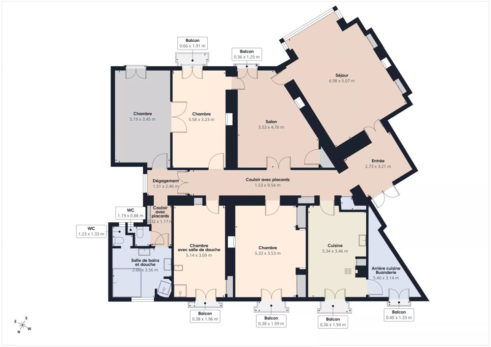 à vendre  Appartement Nice (06000)