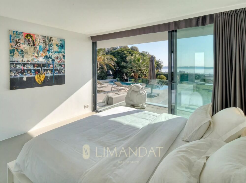 Location Maison Golf Juan - Villa 4 chambres - Vue Mer Panoramique Cannes