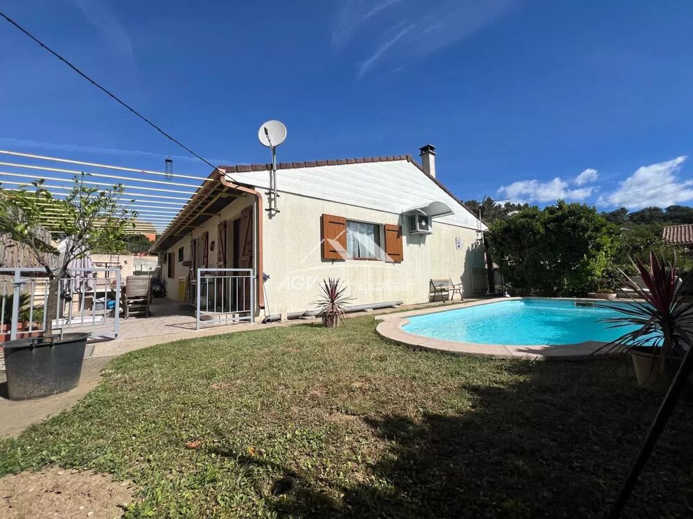 Saint-Martin-de-Valgalgues - Maison de plain-pied avec piscine,