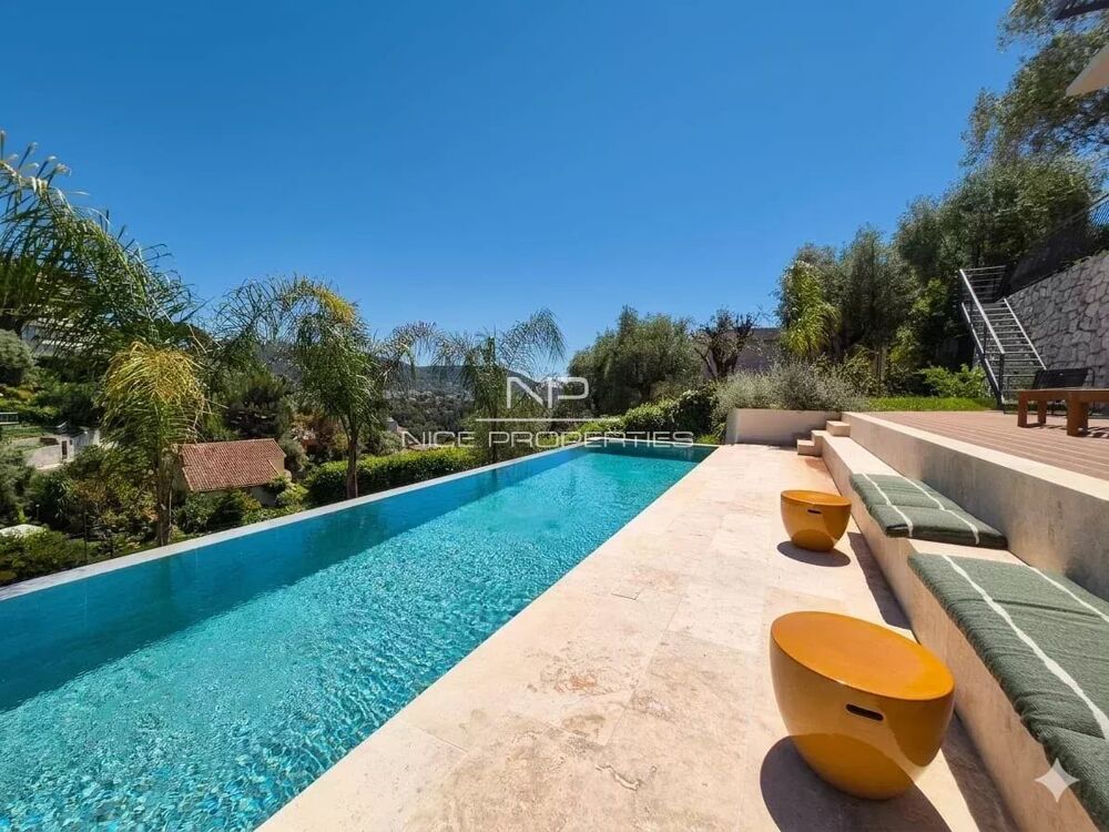 Nice Gairaut, belle villa niçoise, toit terrasse piscine garag