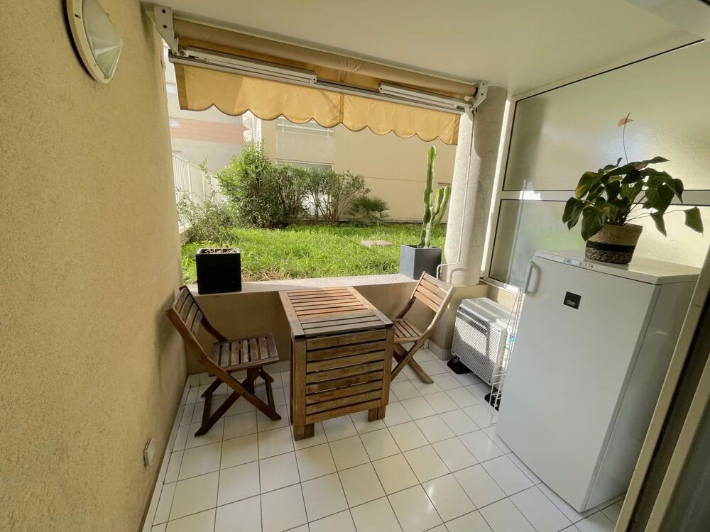 Vente Appartement RDJ 2P avec terrasse et parking + piscine Golfe-juan