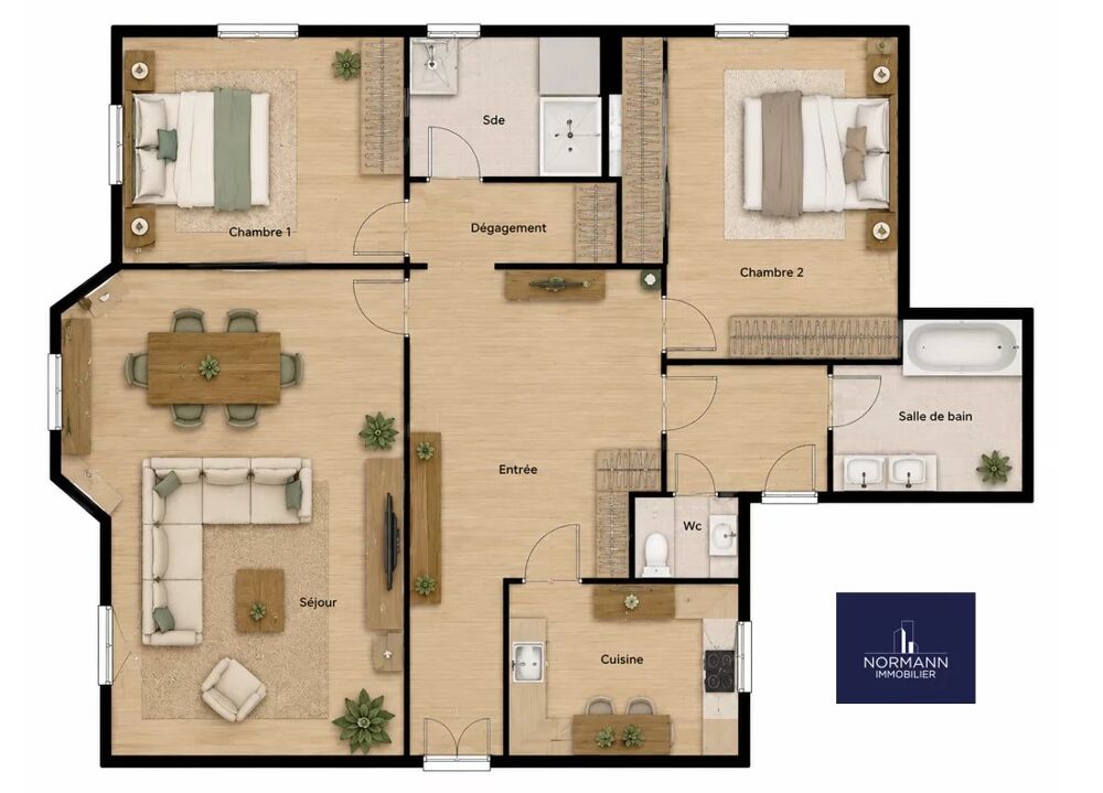 Vente Appartement PARIS 16 - AUTEUIL / MICHEL ANGE -  2 CHAMBRES - 1 BUREAU Paris 16