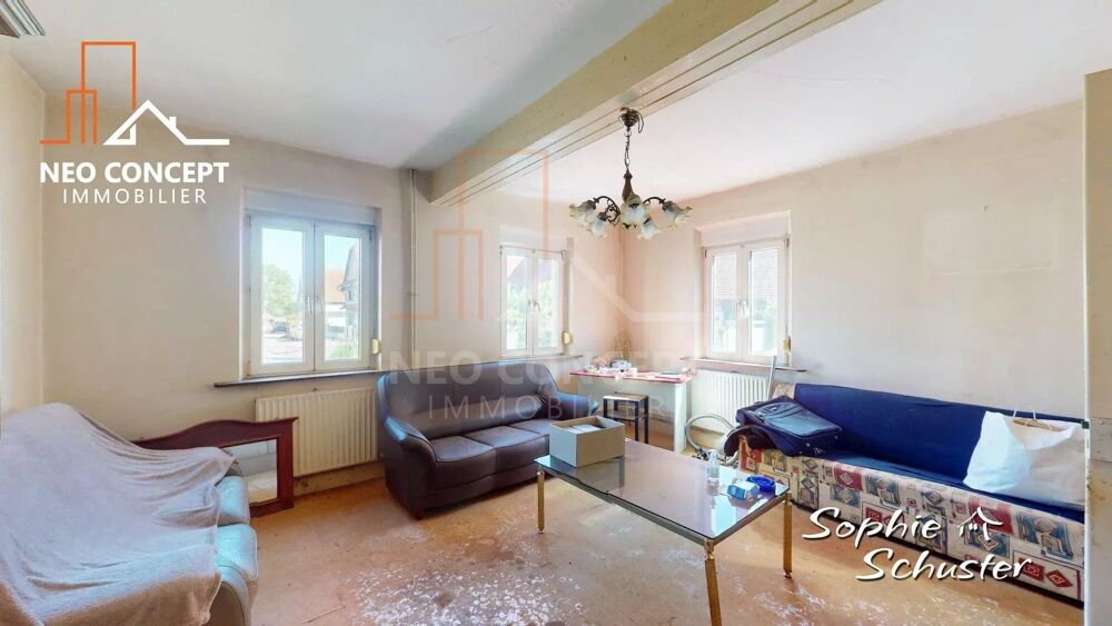 Vente Maison Maison à rénover de 93 m² avec grange Leutenheim