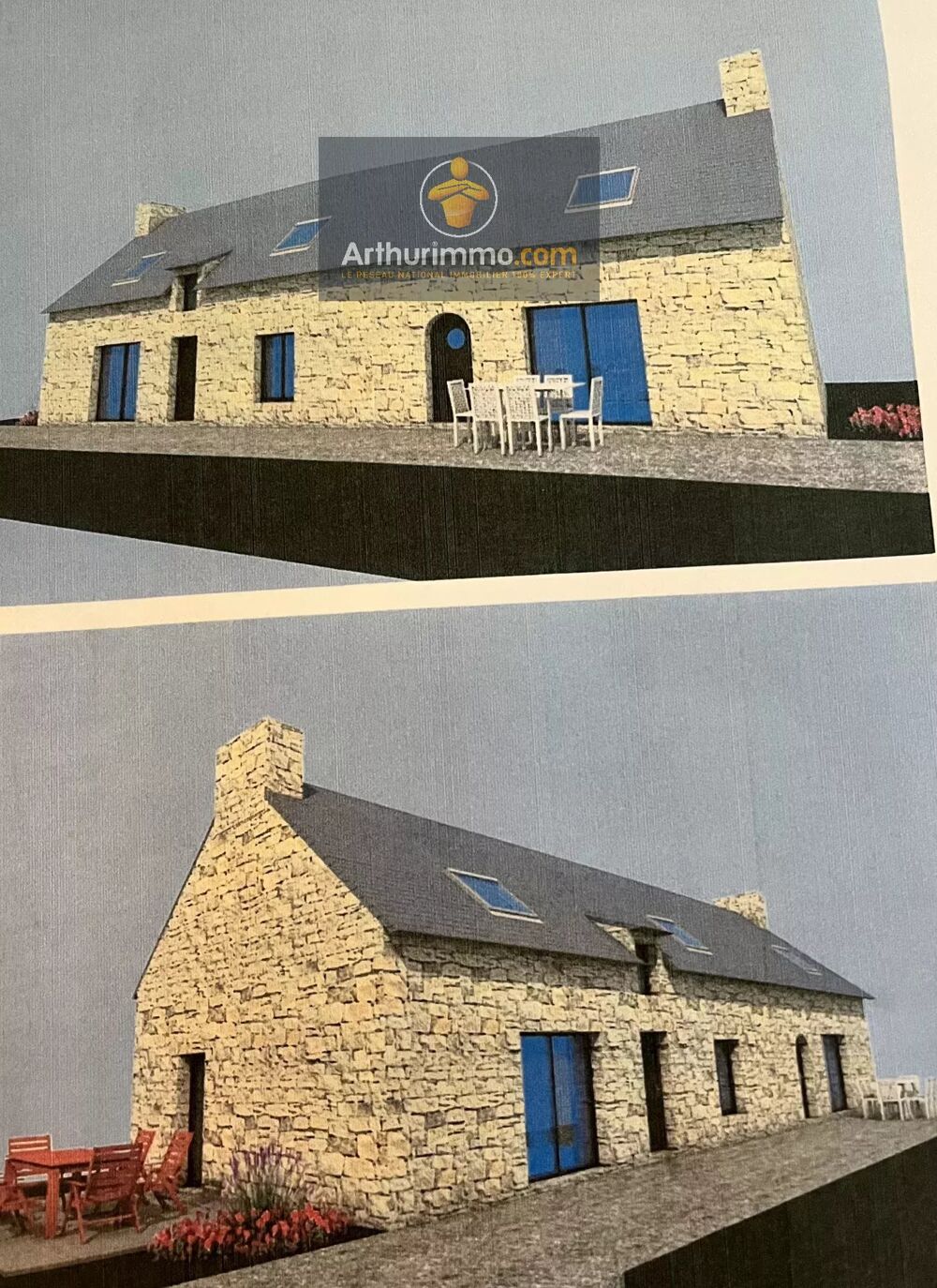 GUEGON MAISON A RENOVER AVEC TERR. 950 M²