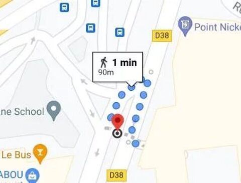  Appartement  louer 2 pices 1 m