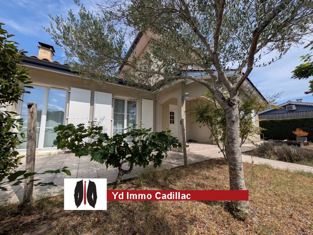 Cérons maison 4 CH, jardin, proche gare