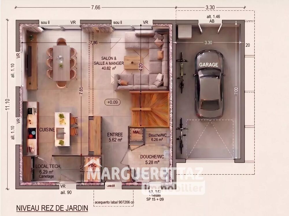 Vente Maison Lumineuse villa moderne et confortable avec jardin clôturé Villard