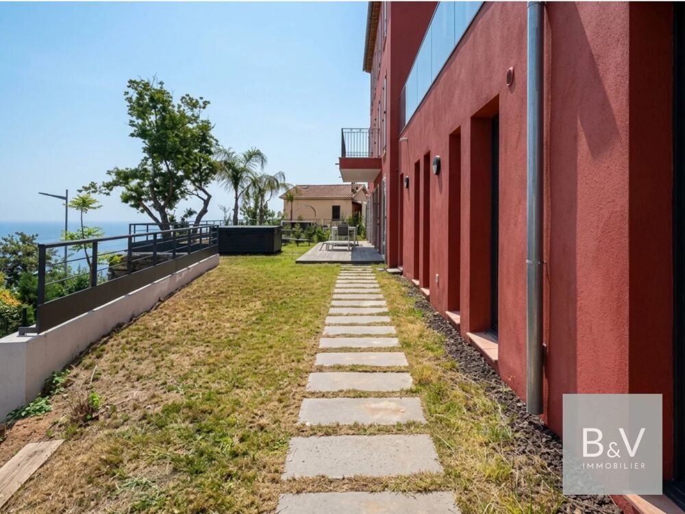Appartement d'exception 4 pièces, vue mer panoramique et jardin
