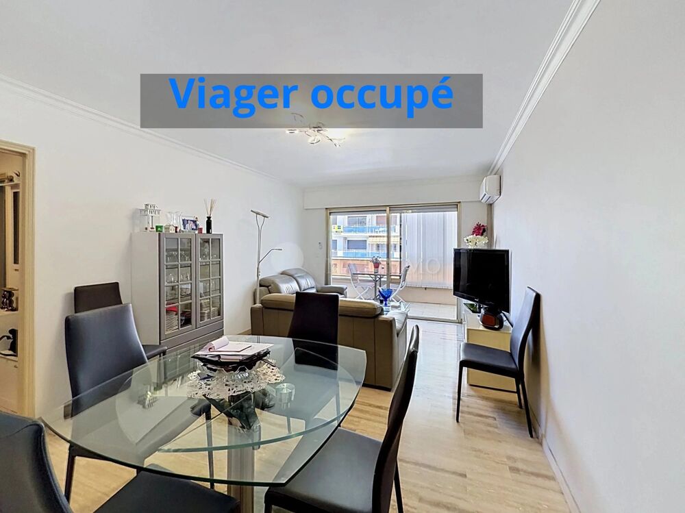 LE CANNET  VIAGER OCCUPÉ  1 TÊTE (FEMME DE 77 ANS)