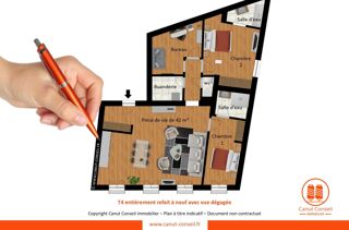  Appartement � vendre 4 pi�ces 102 m�