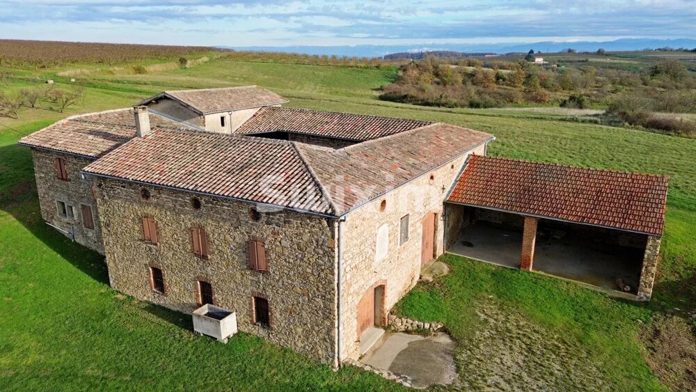 Vente Maison A Serves sur Rhône ferme à restaurer avec 11ha et superbe vue su Serves-sur-rhône