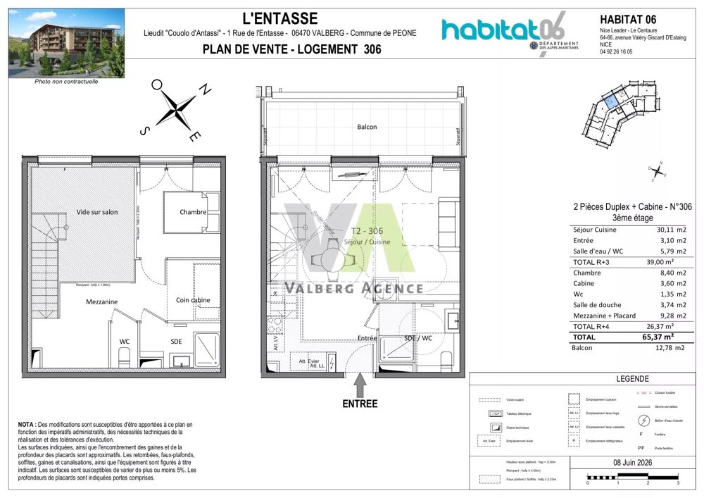 Vente Appartement Appartement 3 pièces Valberg