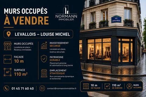 Local commercial 950000 92300 Levallois-perret