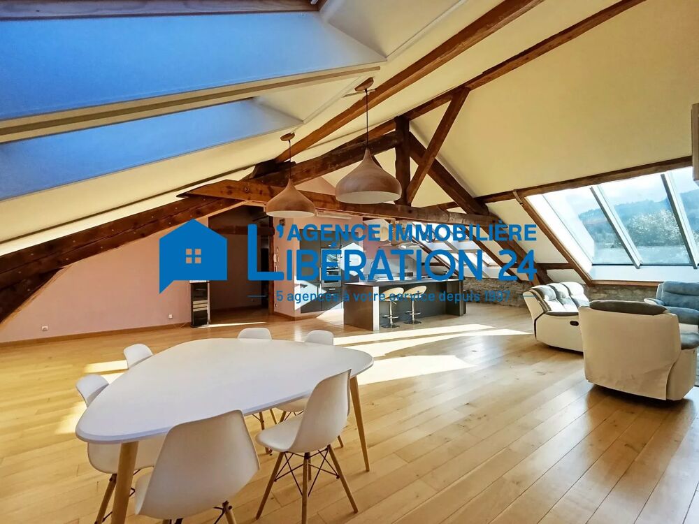 Vente Appartement T5  Rénové 122m² ASCENSEUR GARAGE Saint-Étienne