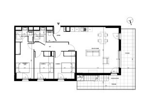  Appartement à vendre 4 pièces 91 m²