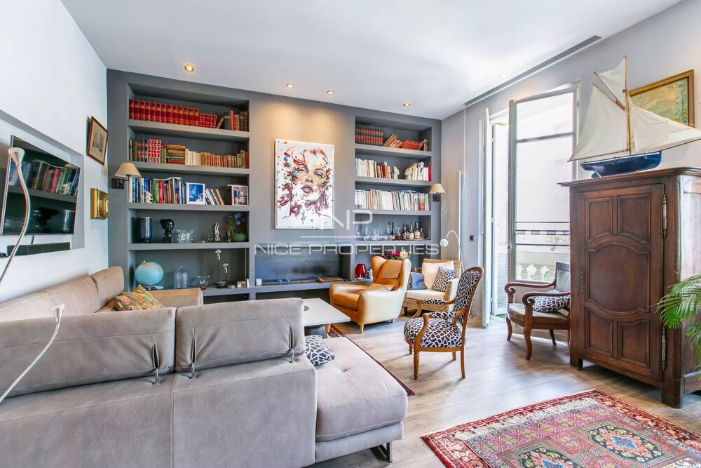 Vente Appartement Nice Bas Gambetta, élégant 3 pièces rénové avec cave à deux pas Nice