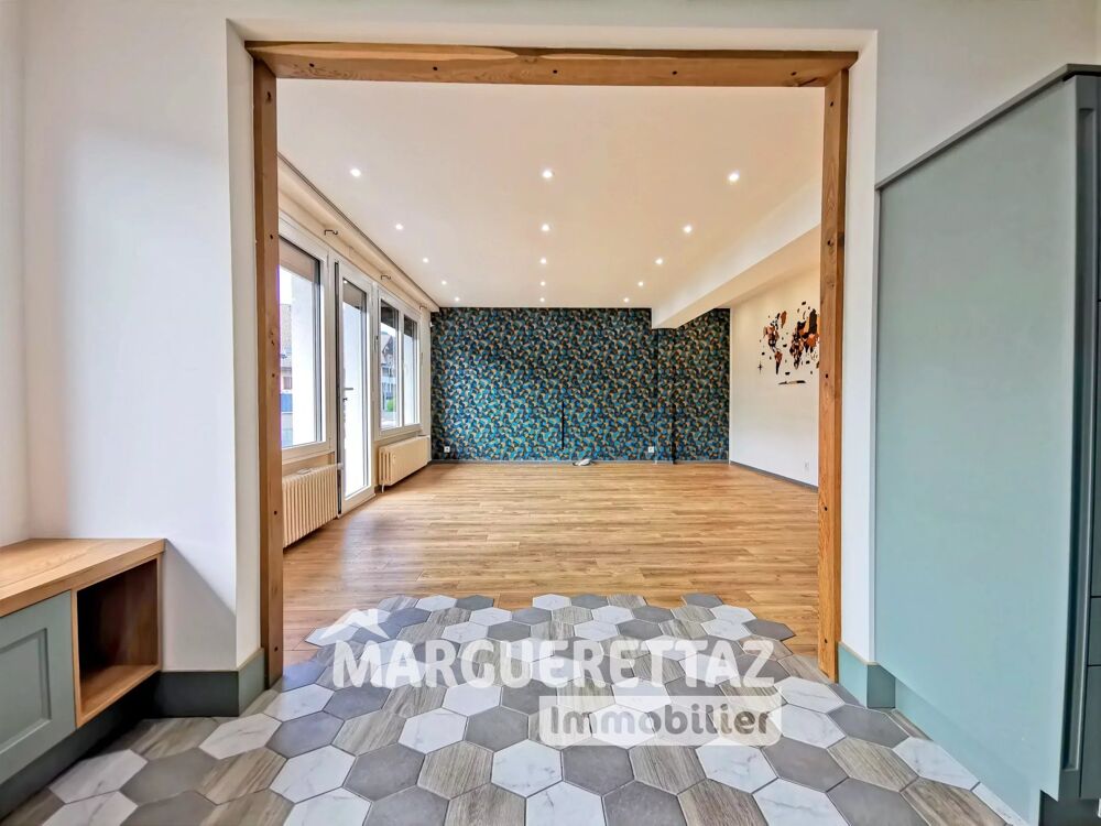 Lumineux T4 rénové avec goût avec grande terrasse, cave, garage