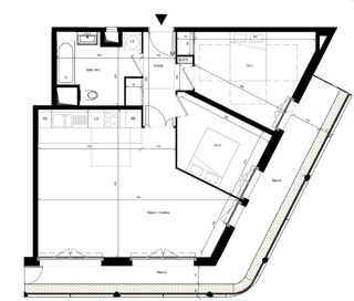  Appartement � vendre 3 pi�ces 72 m�